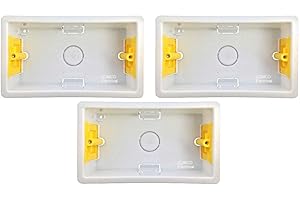 Appleby SB629 Dry Lining Boxes - 2 Gang 32mm (Pack of 3)