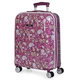 Maleta Trolley Cabina Policarbonato PC estampado de la firma SKPAT. Equipaje de mano. Vuelos low cost.