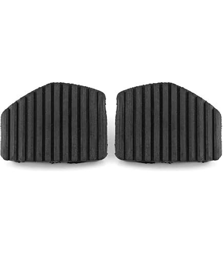 Couvercles De Pédales En Caoutchouc Noir Pour Jeep Wrangler TJ/JK, Cherokee XJ, Comanche MJ - Kit 2 Pièces
