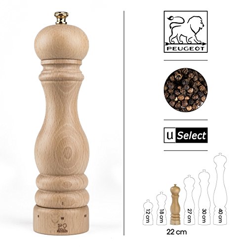 Peugeot 23331 Paris Pfeffermühle Holz, 6,2 x 6,2 x 27 cm, natur - 6