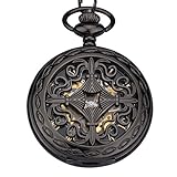 ZEIGER Herren Taschenuhr Analog Mechanisch Handaufzug Uhr...