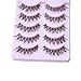 Linkings Handmade 5 Pairs Makeup Natural Long Thick False Fake Eyelashes