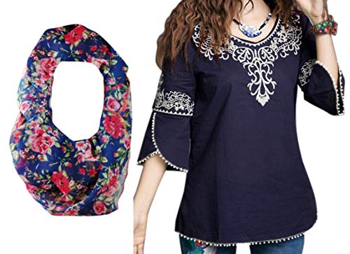 Triumphin Womens Embroidered Cotton Top RS.457 (58.00% Off) - Amazon Triumphin Womens Embroidered Cotton Top RS.457 (58.00% Off) - Amazon