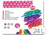 Tipo : cera Liderpapel BD03 - Pack de 24 lápices de cera blanda