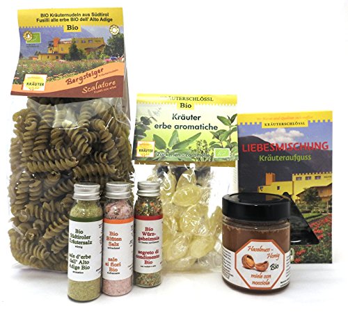 Preisvergleich Produktbild Südtiroler Kräuter Gold BIO Geschenkkiste "Kräuterschlössl", L