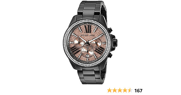 Michael Kors Women's Wren Black Watch 