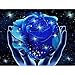 Produktbild Mosstars Diamant Malerei Kits | 5D DIY Diamant Malerei Kreuzstich Diamant Stickerei Tiger Katze Tiere Bild Diamant Mosaik Wohnkultur Sweet Home EmbroideRot, 30X20 cm