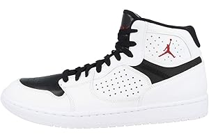 Nike Jordan Access Chaussures de Basket Homme, White Gym Red Black, 44 EU