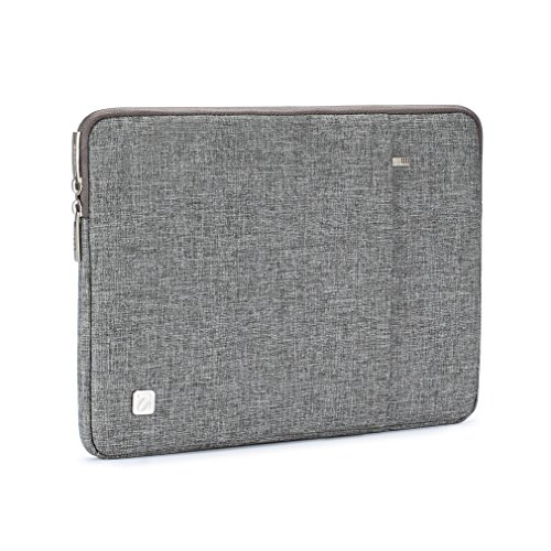 DOMISO 14 Zoll Wasserdichtem Material Laptop Sleeve Case Tragbar Notebook Hülle Beutel Anti-Kratzern Schutzhülle Tasche Schutzabdeckung , Grau
