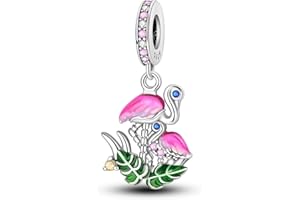 Narmo Zawieszka ze srebra wysokiej próby 925, kompatybilna z bransoletkami i łańcuszkami, charms, motyl, prezent dla dziewcząt