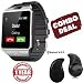 Captcha Bluetooth Smart Watch Phone With Camera, TF Card and Sim Card Support with all Smartphones (Silver) RS.1055.00