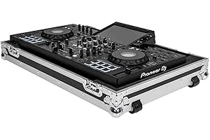 HEADLINER LOS ANGELES Headliner Low Profile Flight Case with Wheels, Compatible with XDJ-RX3, Black (HL10006)