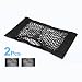 Produktbild 2 Stück Keenso Universal Auto Zurück Rear String Net Magic Aufkleber Mesh Velcro Organizer Nylon Elastic Mesh Net Aufkleber Elastic String Vorratsbehälter Tasche, Faber Schwarz 25 × 40 cm