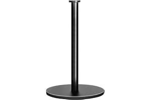 Kitchen Roll Holder Countertop, OBODING, Black Paper Towel Holder Stand for Kitchen and Bathroom Organization and Storage, Paper Towel Holders for Standard and Large Size Rolls (Black)