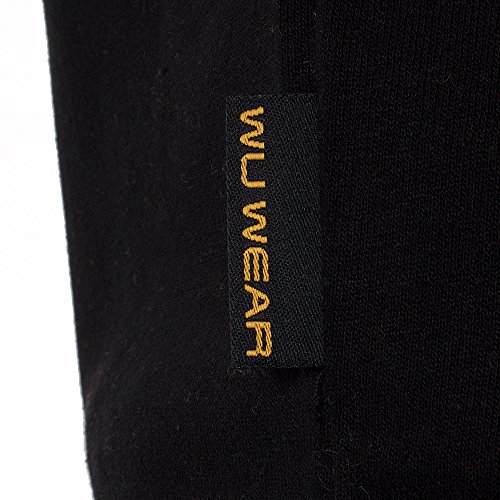 Wu Wear - Wu 36 Hooded schwarz-gelb - Wu-Tang Clan Größe S, Farbe Black