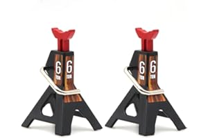 DollaTek 2Pcs KM2 6T TRX4 D90 Jack Simulación Escalada Control Remoto Coche 6T Jack