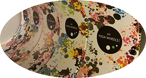 MyYogaWheels UK Yoga Rad-Stütze, verbessert Balance, Rücken-Flexibilität, Asana- + Inversion-Streckung, Pilates Biegungen, löst tiefe Gewebespannung – Physio-Massage zum Öffnen der Brust, Rücken, Hüfte + Schultern - 2