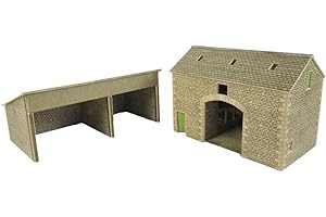 Metcalfe PO251 Manor Farm Barn Buildings OO Gauge Kit