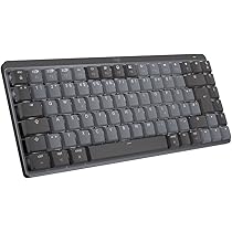 Logitech MX Mechanical Mini für Mac, Kabellose Tastatur mit 
