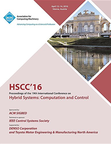 HSCC 16 19th ACM International Conference on Hybrid Systems: Computation and Control