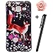 Samsung Galaxy J3 2016 Case,Samsung Galaxy J3 2016 TPU Back Case,Ultra Thin Flexible Rubber Bumper Case for Galaxy J310,TOYYM Cute Fox Pattern Design Soft Silicone Gel Shockproof Protective Case Cover for Samsung Galaxy J3 2016/J310 +1x Flower Dust Plug +1x Stylus Pen