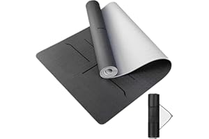 SMALLRUN Esterilla Yoga Esterilla Pilates Antideslizante Alfombrilla de Yoga Esterilla Deporte Yoga Mat para Pilates Yoga Fitness 183x61cm