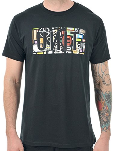 Unit T-Shirt Reset Consume Schwarz Schwarz