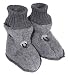 mikk-line Baby Boys 9815 Full Plain Mittens, Grey (175-189 M Melange/gra. 916), 9-12 Months (Manufacturer size: 74-80)