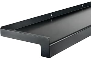 METALL- & KUNSTSTOFFHANDEL THOMAS JÄKEL TJ Fensterbank Außen I 150 mm x 800 mm I Anthrazit RAL 7016 I Aluminium Fensterbrett mit Seitenabschluss I pflegeleichter & langlebiger Alu Fenstersims I pulverbeschichtete Außenfensterbank