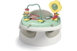 Mamas & Papas Baby Snug Seat and Activity Tray with Adjustable Features, Supportive, Stable and Easy Clean Design in Clay, Suitable from 3 to12 Month Approx