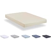 Todocama - Fitted sheet in extra soft brushed microfibre. (Bed 135 x 190/200 cm, Beige)