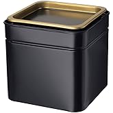 Ikea BLOMNING Kahve/&Ccedil;ay Kutusu, Siyah ve Altın Renkli, 10x10x10 Santimetre, 203.732.06