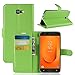 Produktbild Schützen Sie Ihr Mobiltelefon Für Samsung Galaxy J7 Prime 2 G611F Litchi Textur Horizontal Flip PU Ledertasche mit Halter & Kartensteckplätze & Brieftaschen für Samsung Handy (Farbe : Grün)