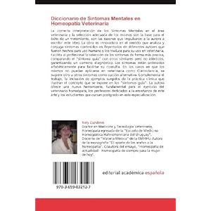 Diccionario de Síntomas Mentales en Homeopatía Veterinaria: Significado de síntomas cotejados