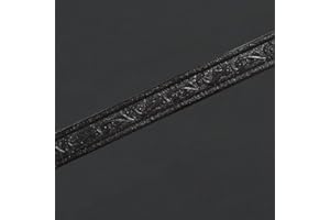 Dostear Bordi Greche Pannelli Adesivi Bordo Adesivo per Pareti Striscia Adesiva Muro Decorativa Greca Adesiva per Parete nero 4 X 230cm（2pcs）