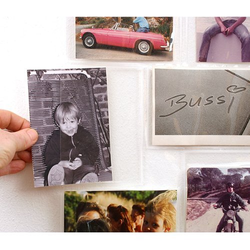 transparenter Fotovorhang mit 20 Taschen im Format 10 x 15 cm - 3