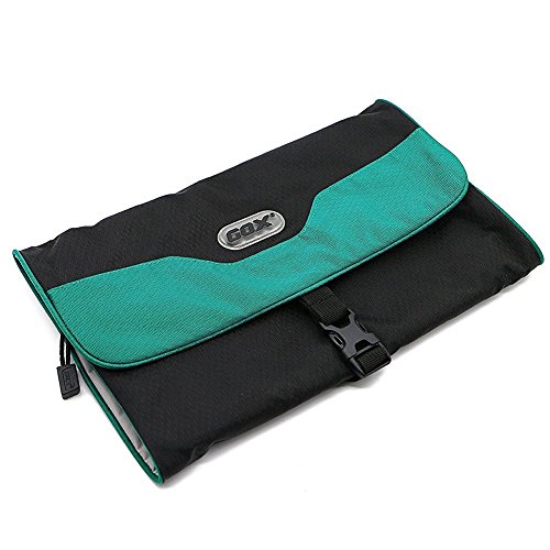ARINO Waschbeutel Kosmetiktasche Kulturbeutel Kulturtasche Toiletbag Travel Kosmetik Organizer mit Haken zum Aufhängen Mode Reise Zubehöre Türkis (Blau) - 3
