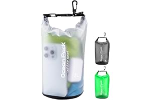 Henrycares Bolsa Estanca Impermeable 2L, Dry Bag Mochila Estanca para Incluida, Ideal para Kavak, Buceo, Paddle Surf, Playa