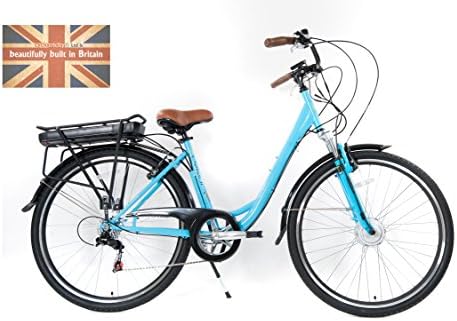 Baby Blue Ladies Electric Bike, Aura Lithium-Ion electric motor bicycle,e-Bike,Power eBike