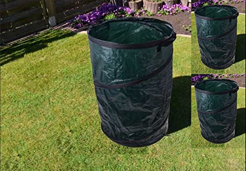 Gartensack Laubsack Pop-Up 120 Liter 3-er Set