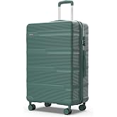 NUMADA - Large Travel Suitcase 25 kg, 76 x 50 x 29 cm, (78L) Upfly T10 28' ABS with Combination Lock and 4 Double Wheels | He