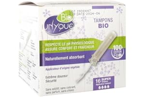 RENFRED Unyque Bio 16 Tampons Super avec Applicateurs