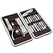 Xgeek 12 in 1 Stainless Steel Finger Toe Nail Cutter Personal Manicure Nail Scissors Set Nail Clipper Earpick Grooming Pedicure Kits Men/Women Nail Trimmer