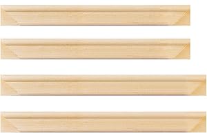 YCDC Solid Canvas Stretcher Frames, Premium Pine Wood Strips Bar Set, for Oil Paintings Poster Prints, DIY Arts Accessory Materials Supply, 18"x22"/45x55cm