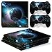 Produktbild Sony PS4 Playstation 4 Pro Skin Design Foils Aufkleber Schutzfolie Set - Planet Motiv
