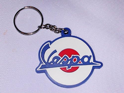 Keyrings - Vespa - Italy - motorcycle - scooter - keyring - rubber keyrings