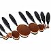Makeup Brush Set, TopSuper® 10 Pcs Pro Oval Makeup Brush Cosmetic Foundation Liquid Cream Powder Blush Pigment Tool
