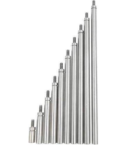 Verlengset Voor Meetklokken – M2,5 Schroefdraad, Diameter 5 Mm – Keuze Uit 80, 90 Of 100 Mm – Voor Precisiemetingen
