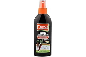 Delice Solaire Ultra Bronze Super Bräunungsöl, Bräunungsspray mit schwarzer Karotte, beschleunigt Bräunung, wasserfest, dermatologisch getestet - 150 ml