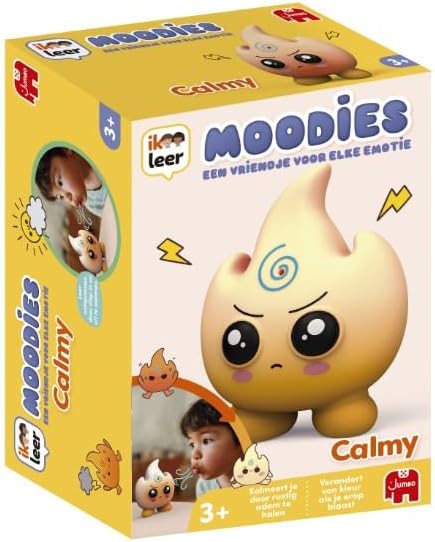 Ik Leer Moodies Calmy, Emotiecompagnon – Elektronisch Speelgoed en Figurine | Voor Positieve Opvoeding – Begeleide Ademhaling en Tot Rust Komen – Voor jonge kinderen vanaf 3 jaar